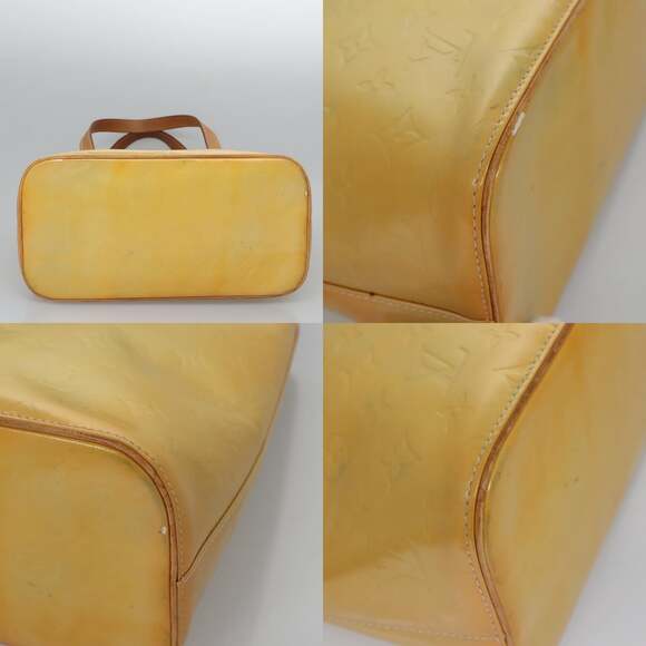 LOUIS VUITTON Monogram Vernis Houston Hand Bag Gris M91053 - Picture 10 of 13